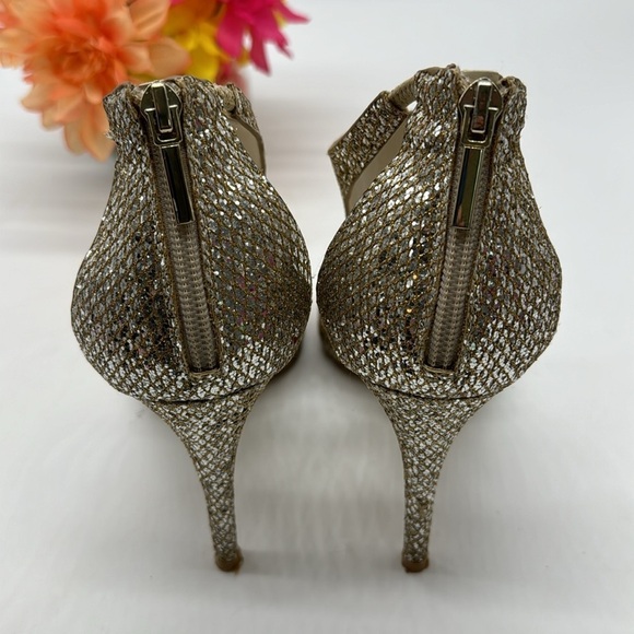 David's Bridal Saylor Sparkly Special Occasion Heels Size 9 MCH6409 - Picture 3 of 8
